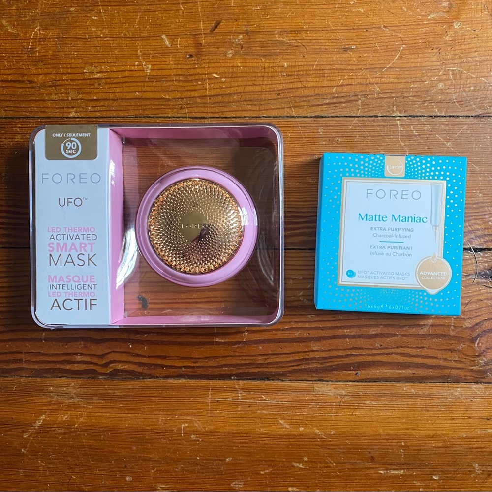 Foreo UFO & matte maniac mask set BNIB